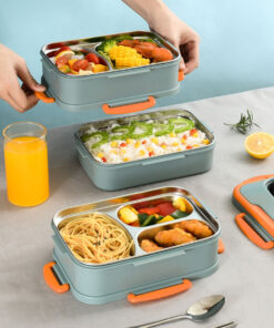 la boîte isotherme vous permet de transporter plusieurs repas à la fois