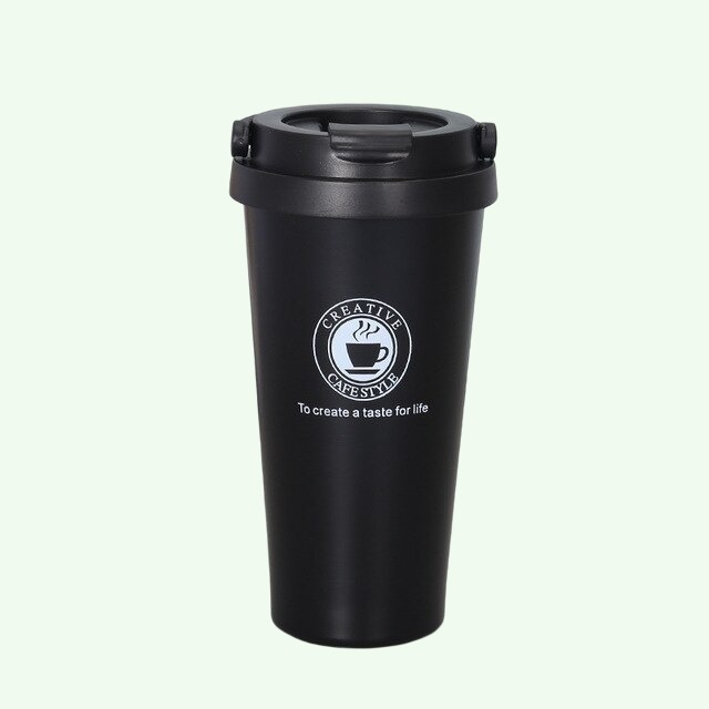 Gourde Isotherme 1,2L 'Tu Es Ma Caféine' - Acier Inox Double Paroi, Paille, Anse - Cadeau Personnalisé Café