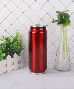 Canette isotherme rouge 500 ml sans BPA