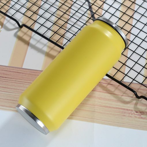Canette isotherme jaune 500 ml sans BPA