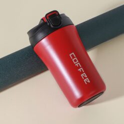 Mug isotherme rouge 400ml sans BPA