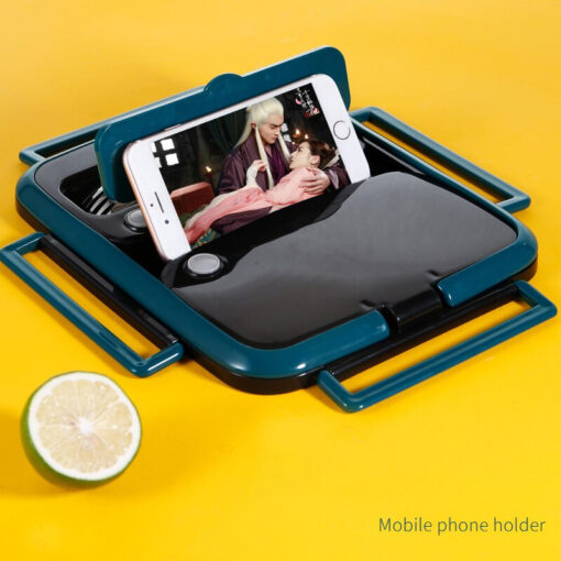 la boîte à lunch a un espace pour mettre votre téléphone