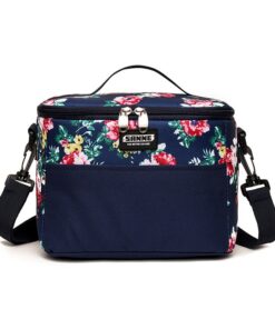Lunch bag bleu a isolation thermique
