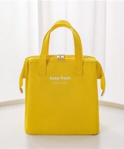 lunch bag sac à main jaune