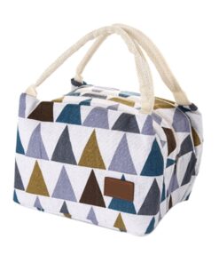 Lunch bag motifs triangles