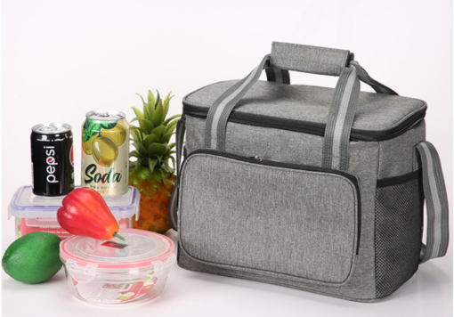 Lunch bag gris de camping