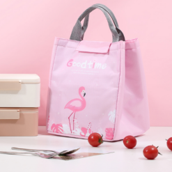 Lunch bag flamant rose