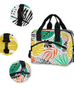 parties du Sac Isotherme Repas Monstera