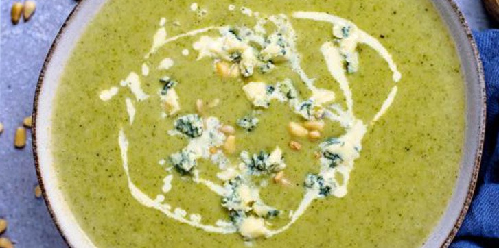 Soupe au brocoli au stilton