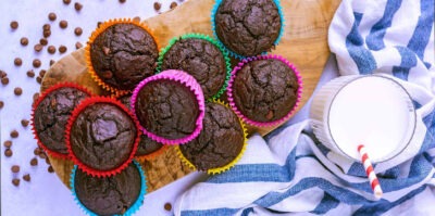 Recette de Muffins au chocolat avec des légumes