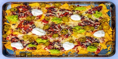 Recette de Nachos aux haricots noirs et chipotle