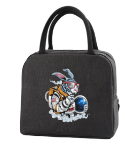 Sac isotherme repas lapin astronaute