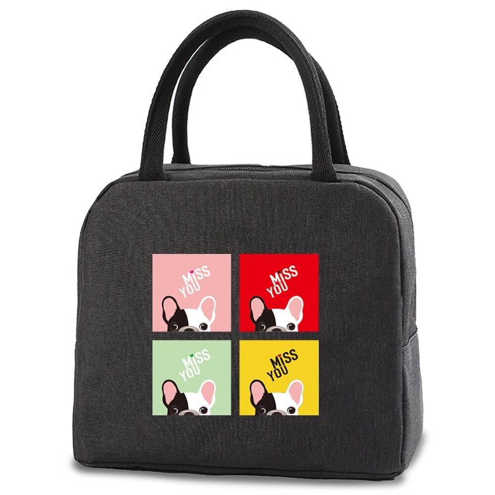 Sac Repas Isotherme Pliable 21x15x30 Cm - Extérieur Coton, Intérieur Alu - Cordon De Serrage Et Poignée - Pour école, Bureau, Pique-nique