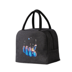 Sac isotherme repas main bleue