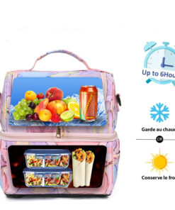 temps de rétention de la température du Sac isotherme avec bandoulière
