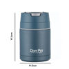 Lunch Box Isotherme Thermos Bleu