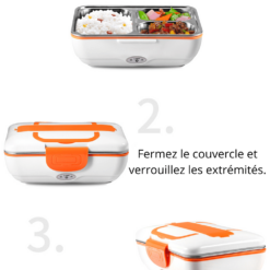 Manuel Lunch Box Chauffante 3 compartiments