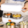 Lunch Box Chauffante Blanche Un Etage | Isotherme Shop