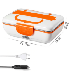 dimension lunch box chauffante orange