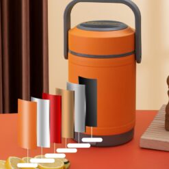 gamelle thermos chauffante orange