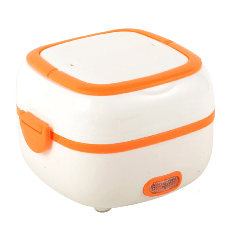 Lunch Box Chauffante Carrée Orange