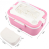 lunch box chauffante voiture camion rose