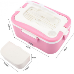 lunch box chauffante voiture camion rose