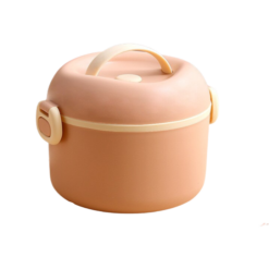 Boite Bento Repas Inox de couleur Rose