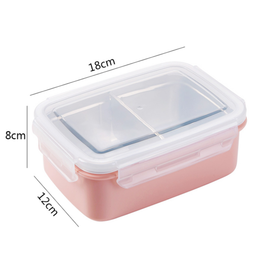 les différentes dimensions de la Lunch Box Étanche Verte