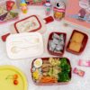 la Lunch Box Rouge Enfants Lapin