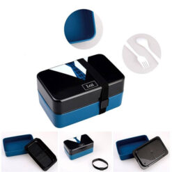 la Lunch Box Originale Bleue avec ses accessoires