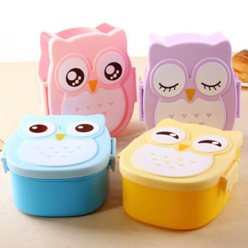 La Lunch Box Enfant Hibou en différentes couleurs