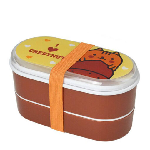 Lunch Box Bento Marron