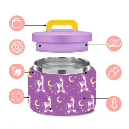 boite isotherme livré avec la Boîte à Lunch KiddoBox