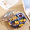 Bento Enfant Cartoon de couleur bleu