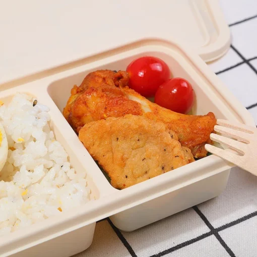 utilisation de la Lunch Box Hamburger pour transporter la nourriture