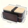 les dimensions de la Boîte Bento Nomad Box