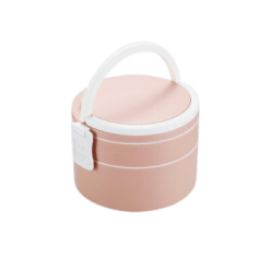 Lunch Box Bento Rond Rose