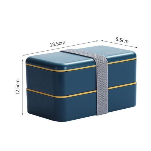 dimensions de la Lunch Box Bleu Nuit