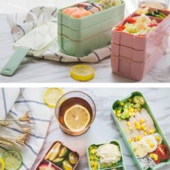 la Lunch Box Healthy avec de la nourriture