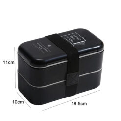 dimensions de la Lunch Box Noire