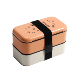 Lunch Box Orange et Blanche