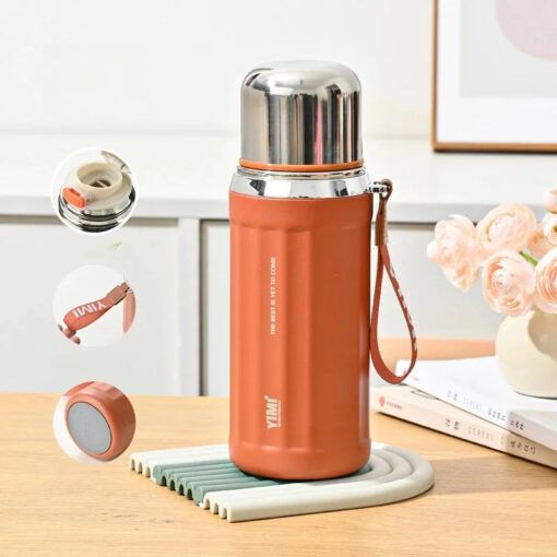 La Gourde Isotherme JetChill Flask de couleur orange