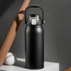 La Gourde Isotherme Inox de couleur noire